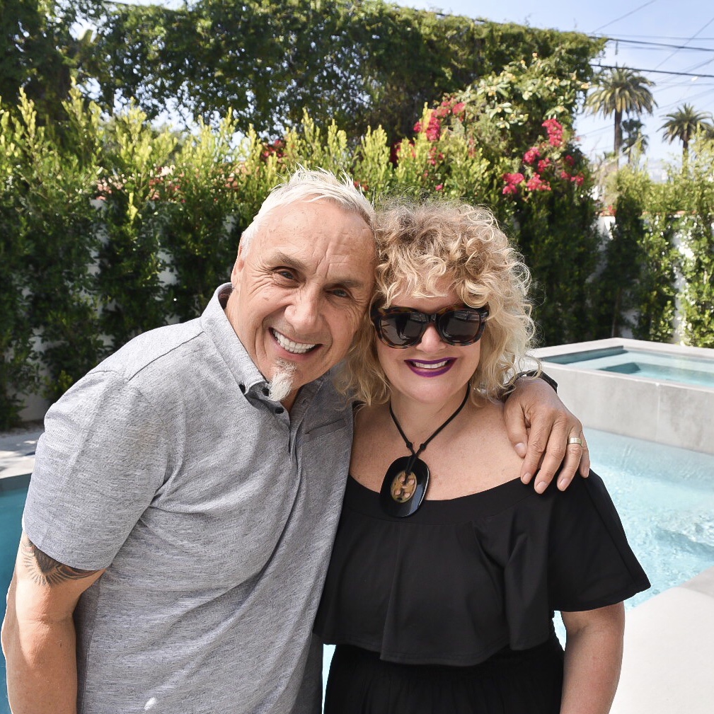 btc founder creative director mary rector-gable and colorproof artistic director phillip wilson the btc house