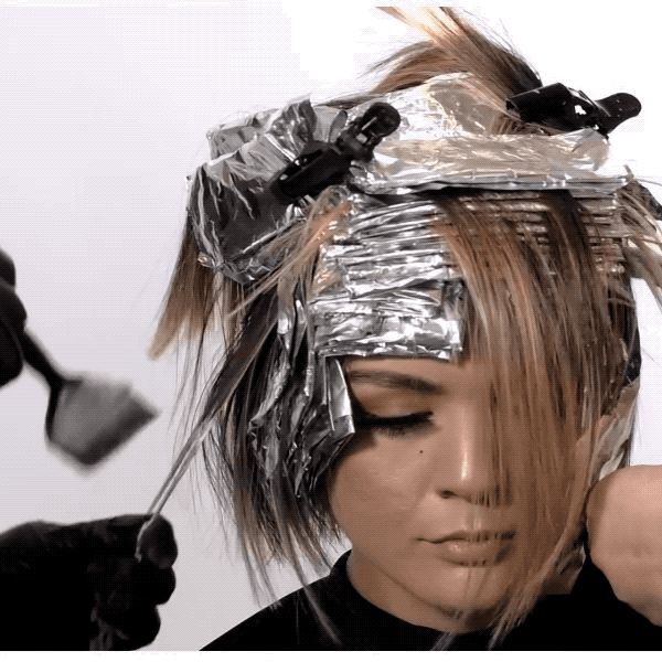 jenn malone hybrid blonde blonding hair lightening foils balayage