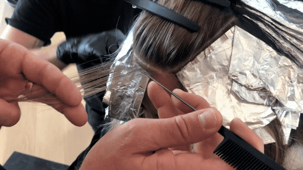Justin Anderson Face Framing Highlights Money Piece Video Tutorial How-To