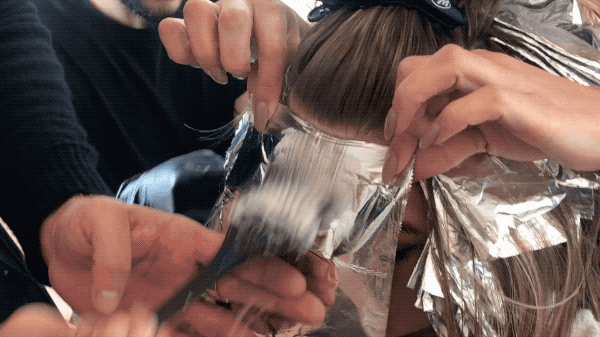 Justin Anderson Face Framing Highlights Money Piece Video Tutorial How-To