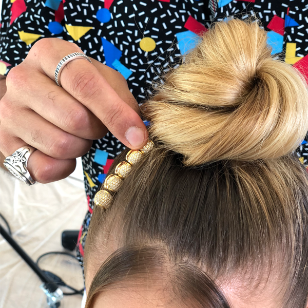 Styling Half Upstyle Sleek Bun Waves How To Richard Mannah Joico