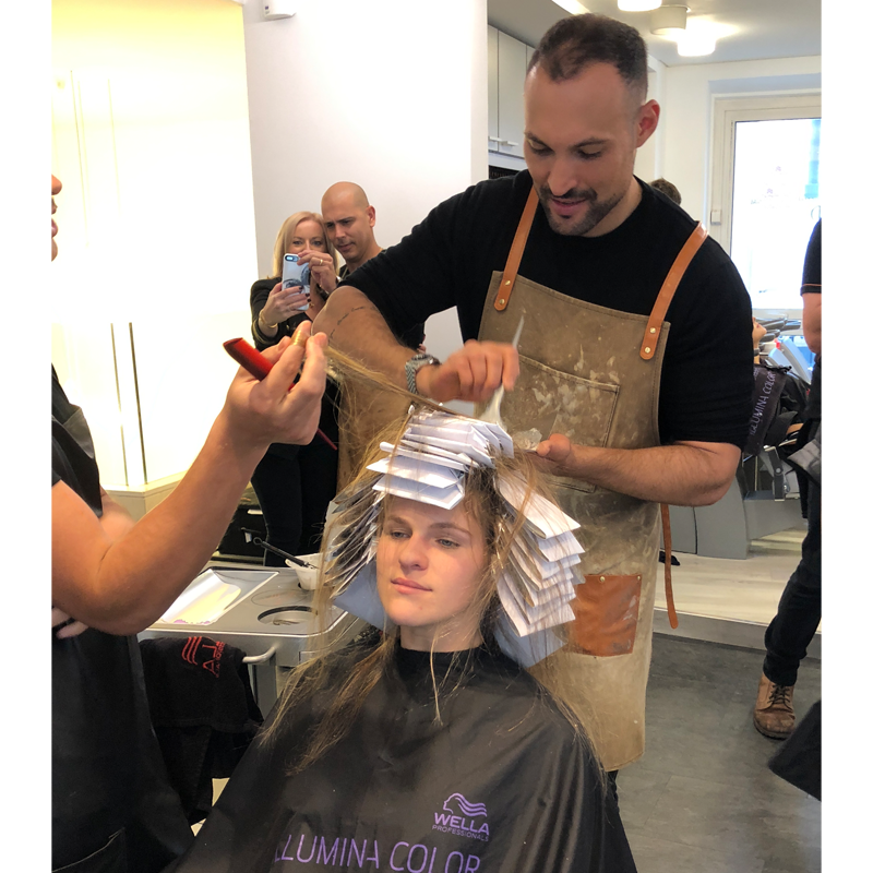 Brazilian Balayage Color Tips @romeufelipe Wella Professionals Blonde Brunette Hair Paint Techniques
