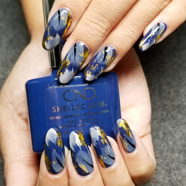 winter nail art cnd shellac luxe winter nights 