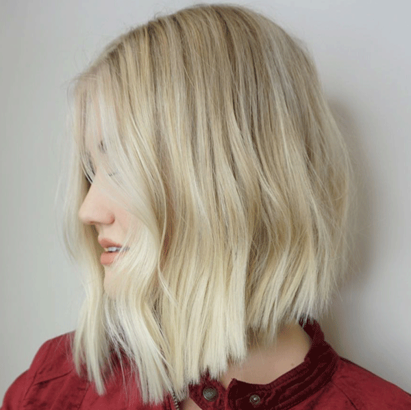 lobs, waves, blonde, hairstyles