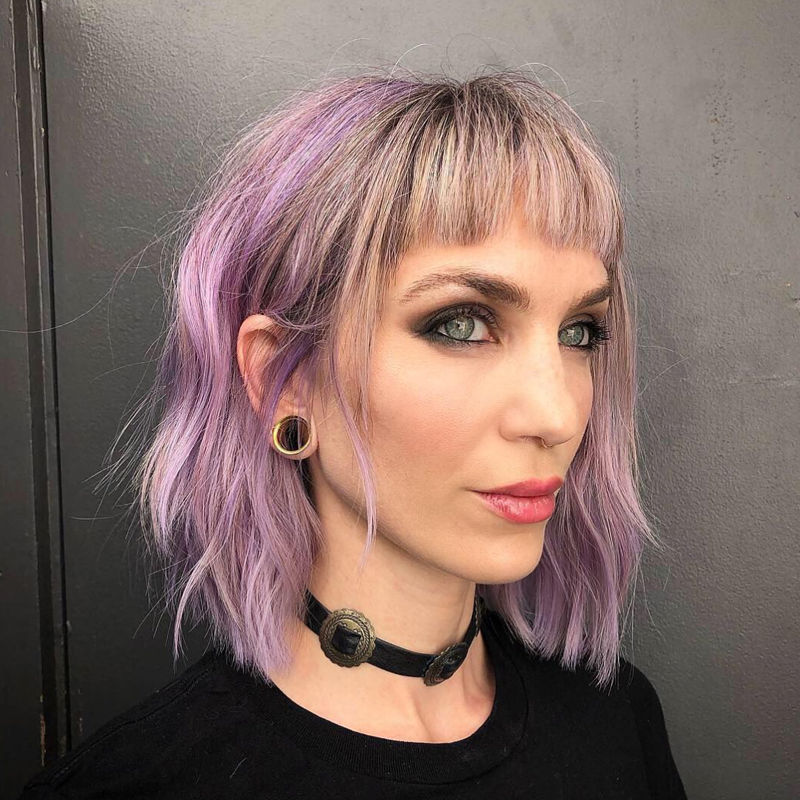 Fringe Waves Lob Haircut Dry Cutting Buddy Porter Virtue Labs ARC Scissors Instagram Tutorial Video