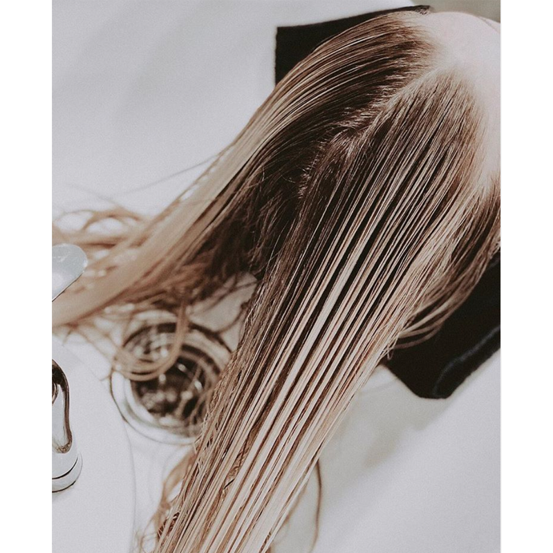 olaplex no 6 blonde balayage tips healthy hair @xofarhanabalayage