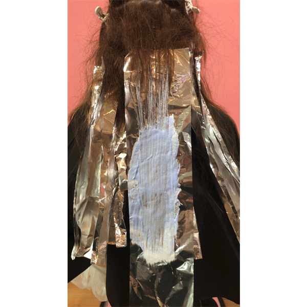haircolor, blending, foil