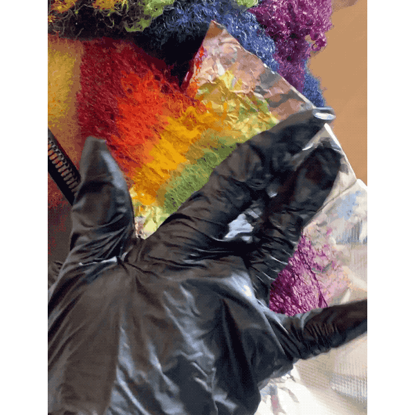 Creative Color Tips On Dark Texture Hair Rainbow Hair Aloxxi @samihairmagic