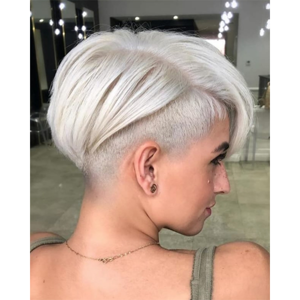 edgy pixie cut with undercut