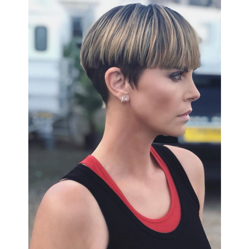 Adir Abergel Short Hair Trend Peter Lindbergh Linda Evangelista Charlize Theron Bowl Cut