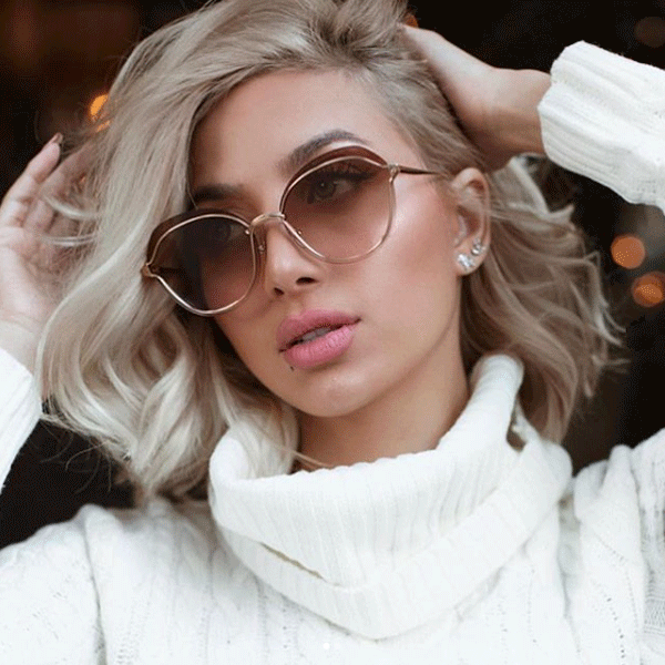 blonde, bob, short hair
