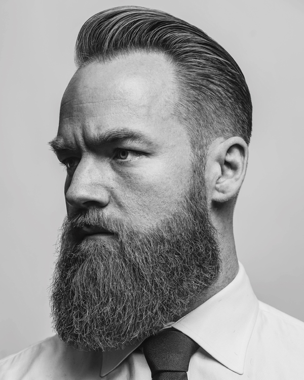 men's haircut, barber, beard