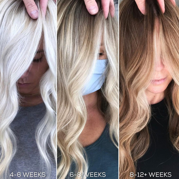 blonde color maintenance platinum highlights balayage tips to make tones last longer