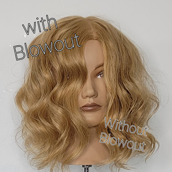 wavy blonde hair