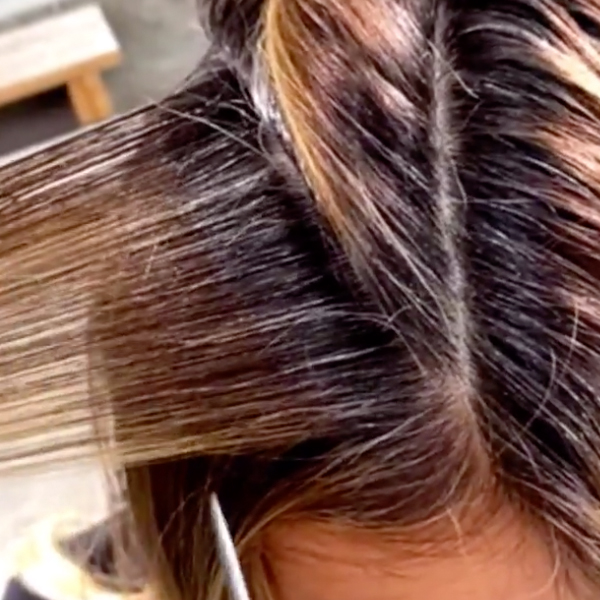 foilayage balayage and foil tips for covering gray and preventing spotty blonde color or foils slipping lo wheeler davis kenra professional