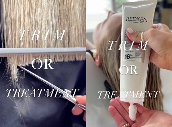 colorists stylists enforce a healthy hair policy trim or treatment blonde services redken abc acidic bonding concentrate 5 minute liquid mask tutorial
