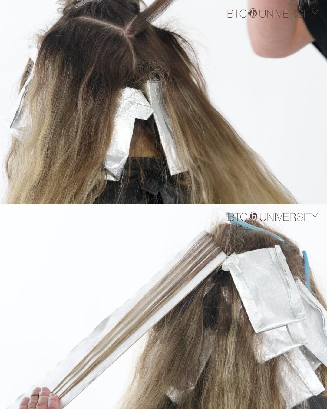 eric michael hair high contrast balayage