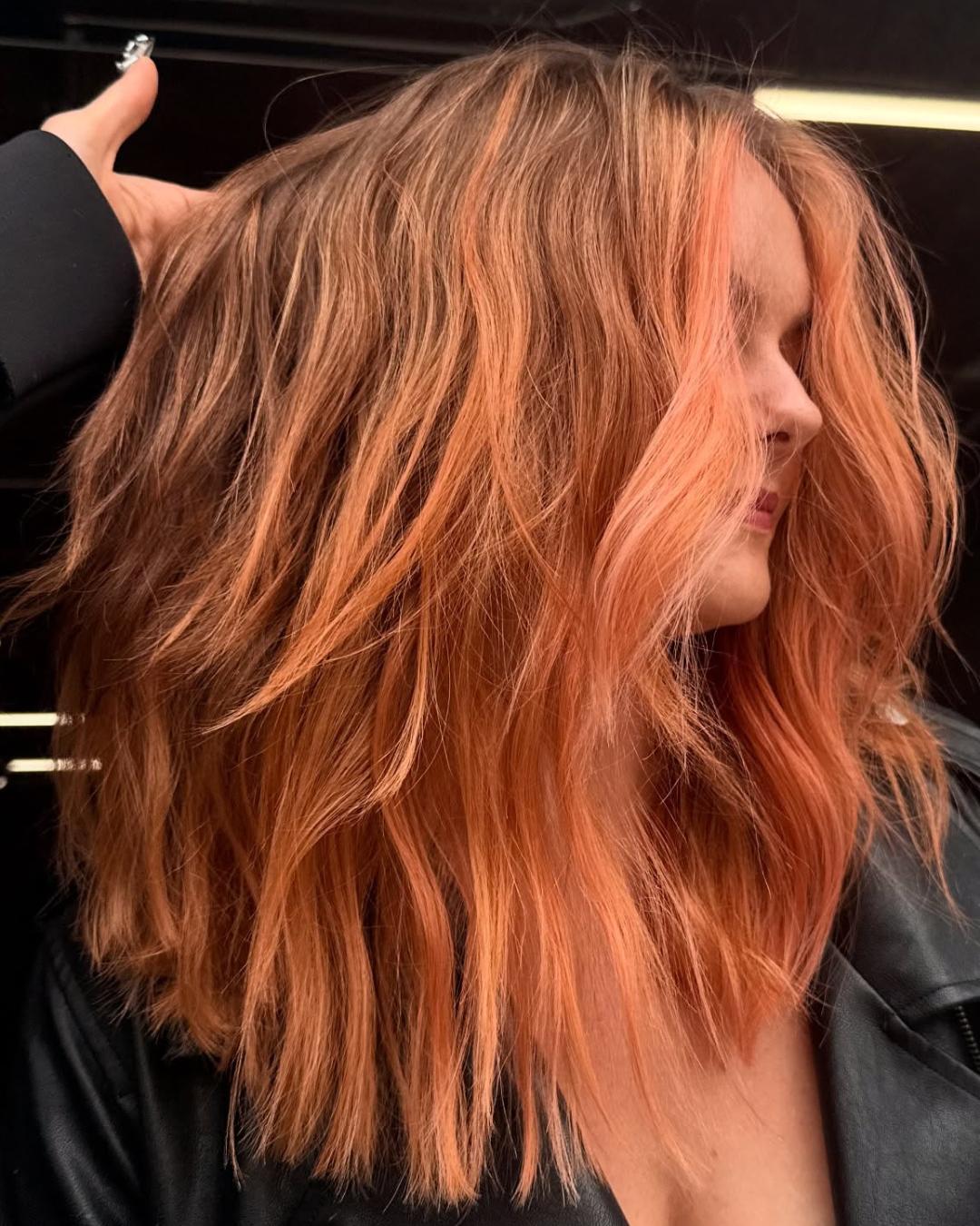 peachy red Photo Credit Instagram via @larisadoll