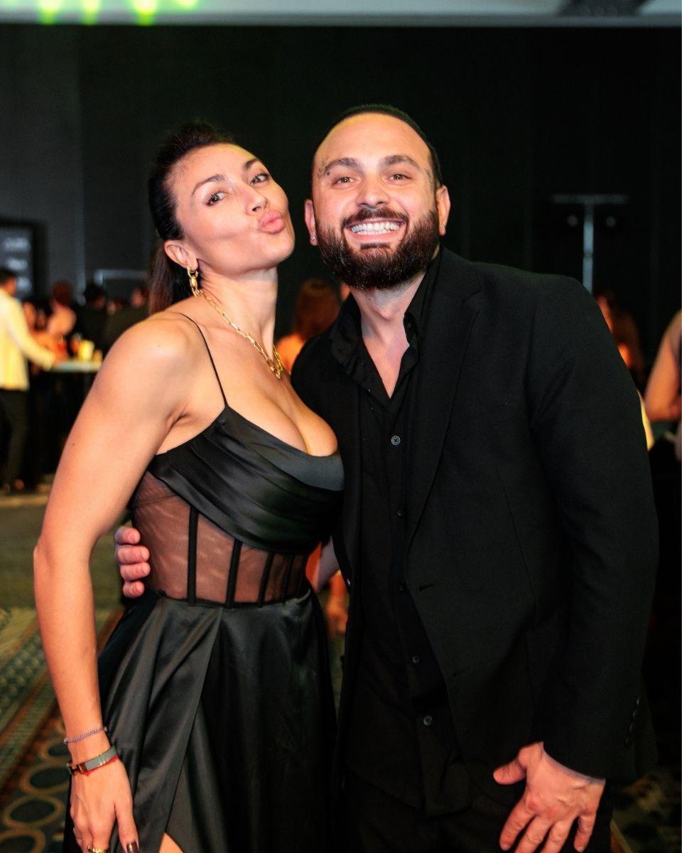 Guests pose together during the black-tie gala celebrating the close of the TRUSS Professional event.