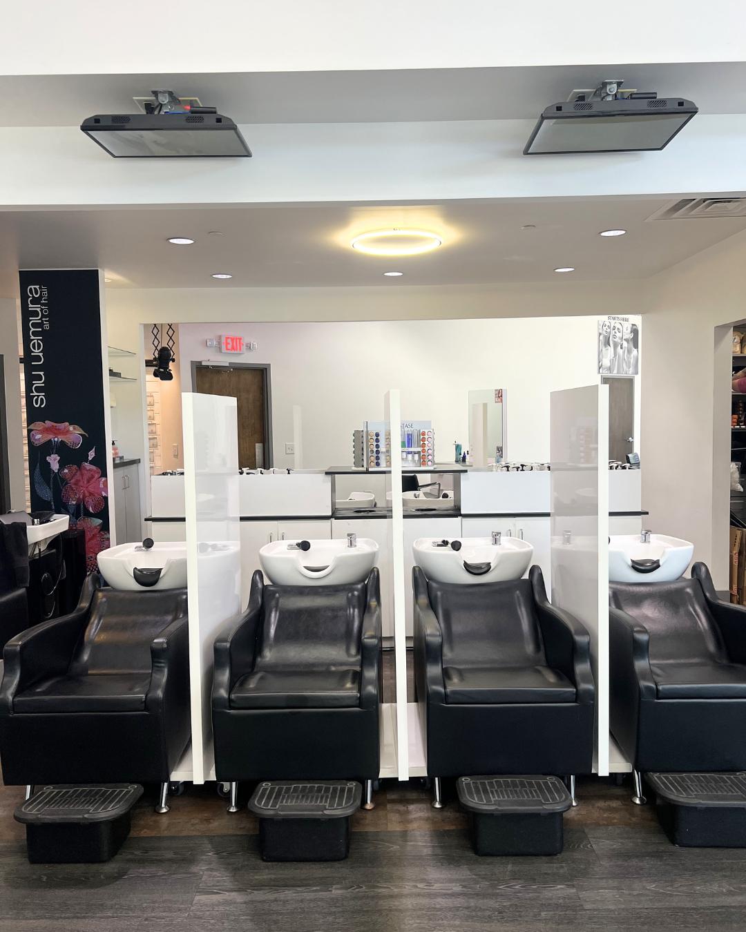 shampoo bowls with screens