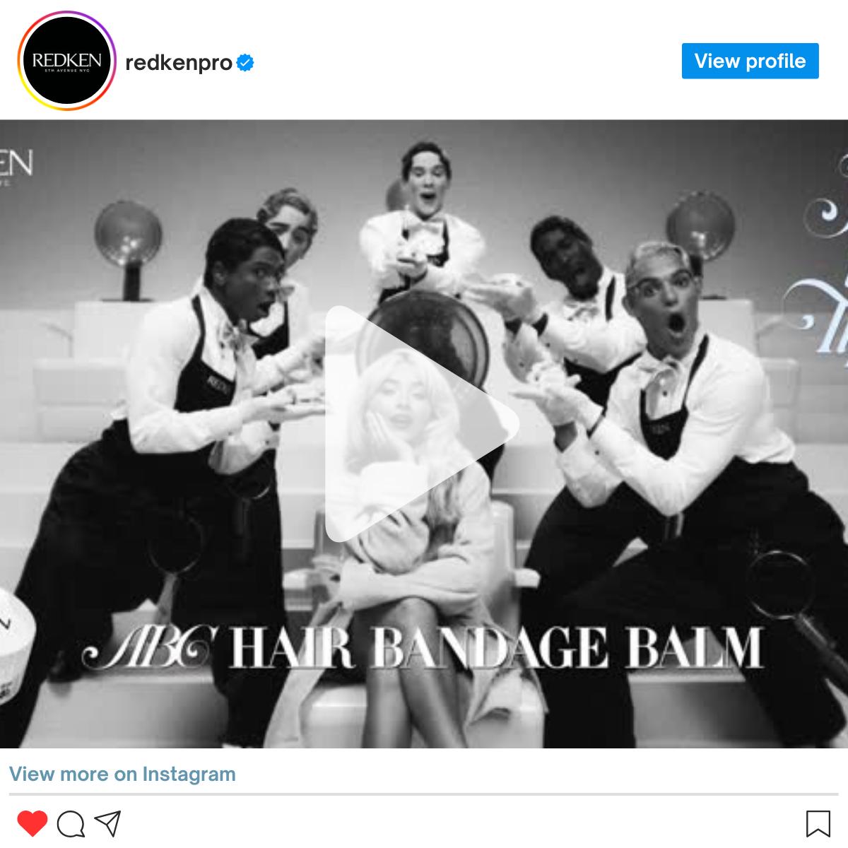 Redken just the tips campaign Sabrina Carpenter, (2)