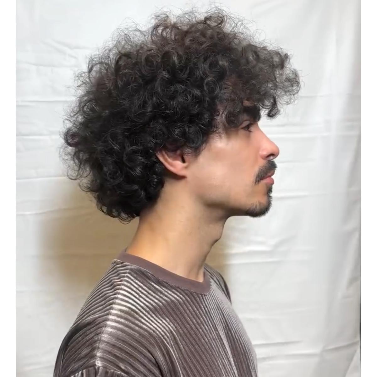 men's Pearl blonde hair before