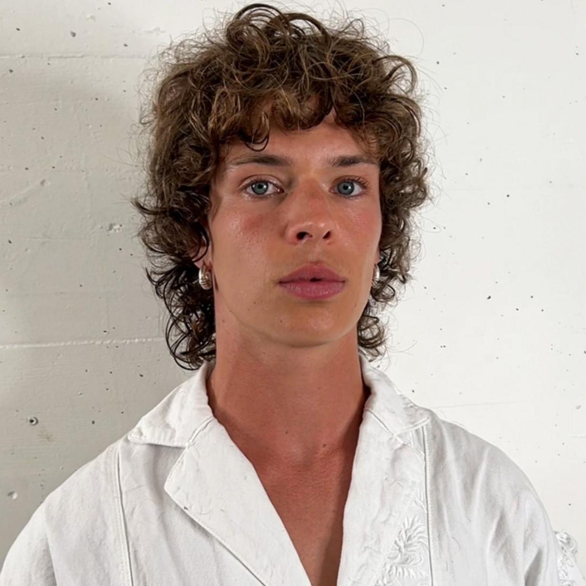 mens hair trends mod cut curls