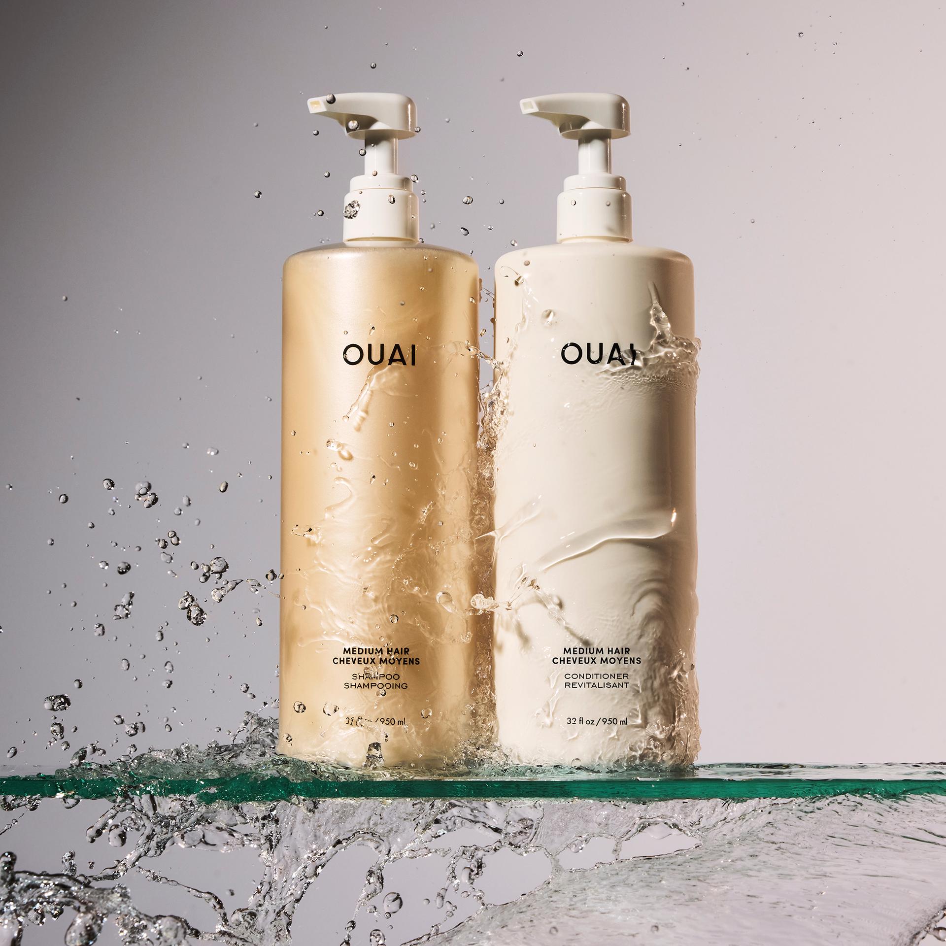 ouai liter size shampoos and conditioners