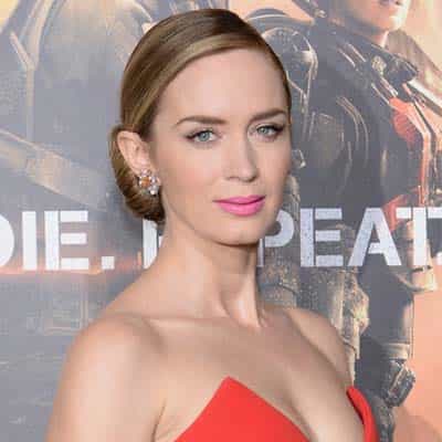 Emily Blunt's Classic Chignon