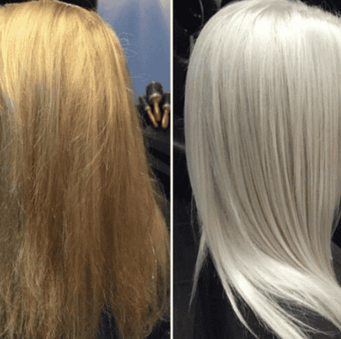 Before & After Platinum Color