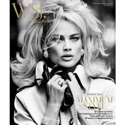 Carolyn Murphy's WSJ Cover Look