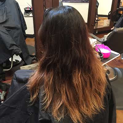 Before Smoky Balayage Blend