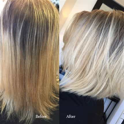 Balayage + Highlights = Foil-ayage