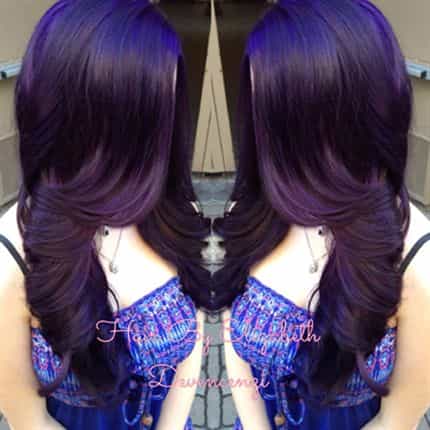Dark Purple Cascade