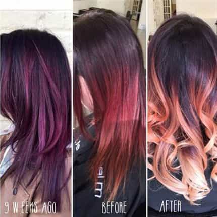 Apricot Blonde Transformation