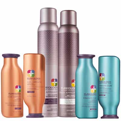 Pureology Shampoo and Condition, Curl Complete and Split End Salve