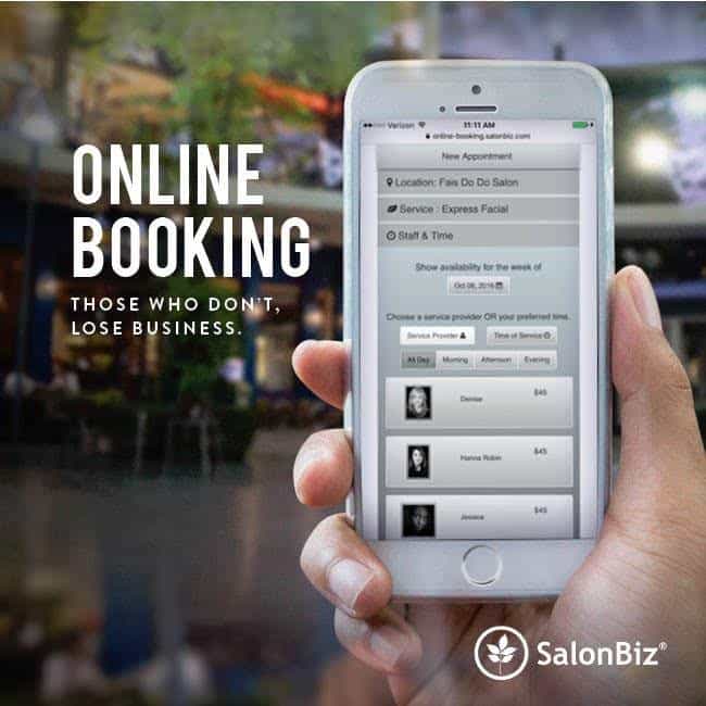 SalonBiz Online Booking