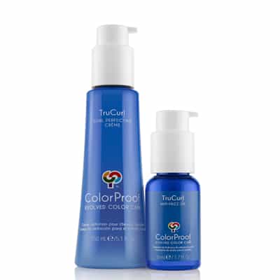 TruCurl Curl Perfecting Creme and Anti-Frizz Oil From ColorProof