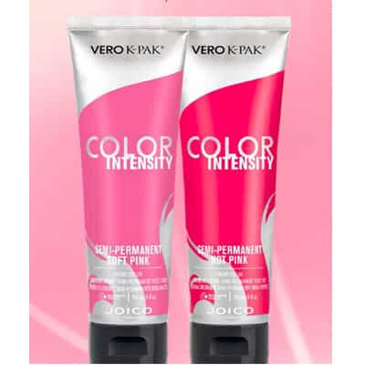 Joico Color Intensity Soft Pink and Hot Pink