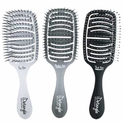 IDetangle Paddle Brush Collection