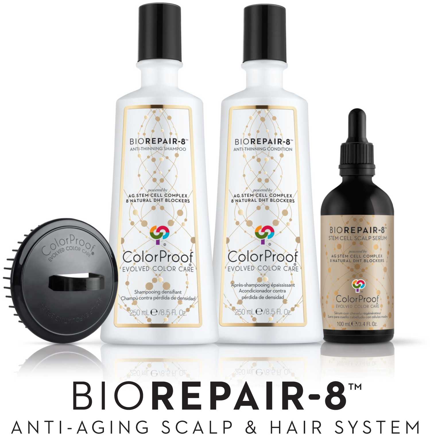 BioRepair-8™ Anti-Aging Scalp & Hair Therapy System