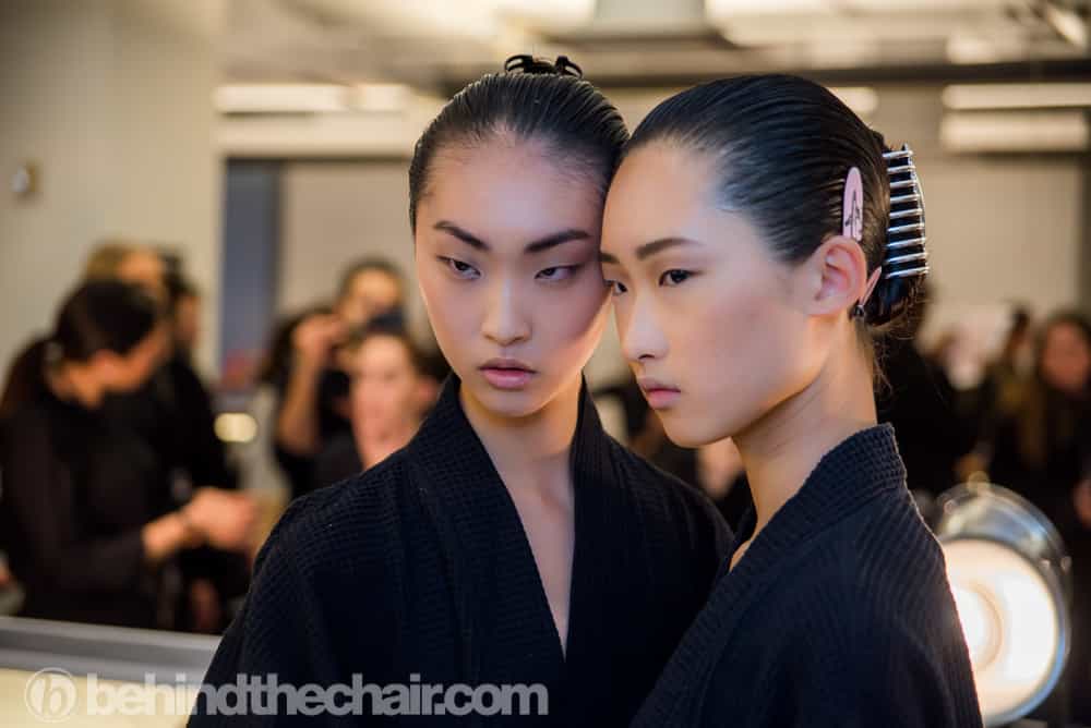 Alexander Wang FW18 Hair by Guido Palau for Redken and Nails by essie
