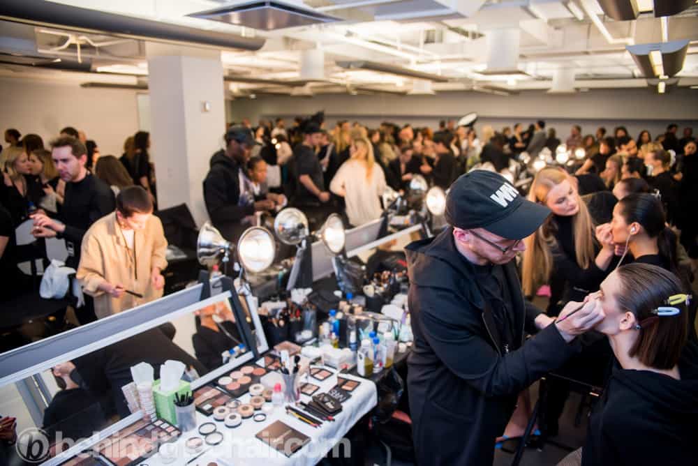Alexander Wang FW18 Hair by Guido Palau for Redken and Nails by essie

