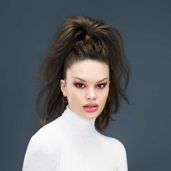 moroccanoil high glam ponytail
