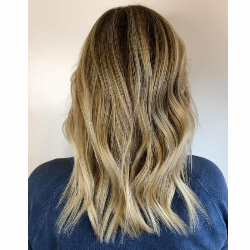 balayage blonde @prettylittleombre painting technique allie villa wellaplex color formulas