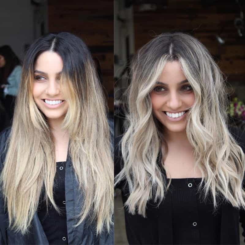 color formulas and application steps bold money piece highlights foilayage redken jordan pardo @jordangabeeee