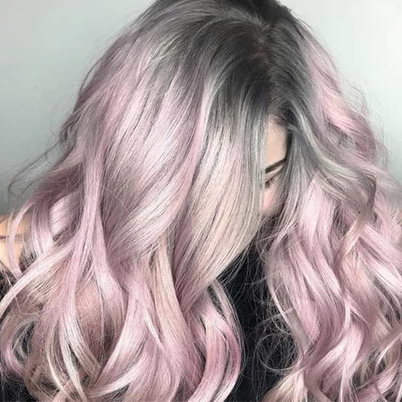 rooty pastel pink davines color formulas color application steps @melissalikeshair