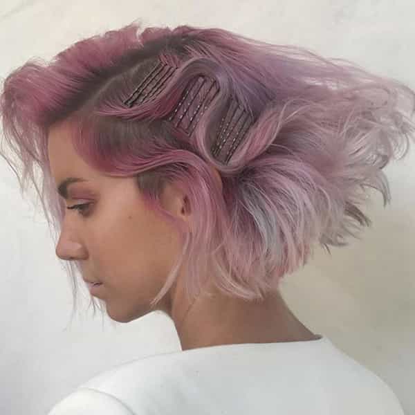 Anna Cantu creates an icy pink color formula using the new CHI Chromashines