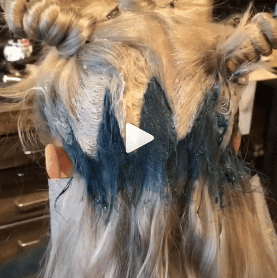 <p>Artists: <a href="https://www.instagram.com/caitlinfordhair/">@caitlinfordhair</a> &amp; <a href="https://www.instagram.com/garrettkenroach/">@garrettkenroach</a></p>


<p><a href="https://www.instagram.com/p/BftC94xD08k/?hl=en&taken-by=garrettkenroach">CLICK HERE TO WATCH THE VIDEO!</a></p>