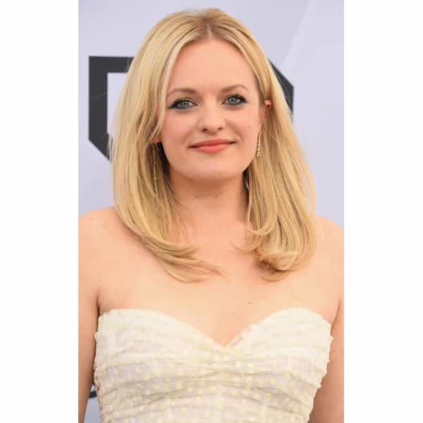 Matrix Bioalge Get The Look Sunnie Brook @sunniebrook Jones Elizabeth Moss SAG Screen Actors Guild Awards 2019 Center Parted Soft Voluminous Long Lasting Blowout